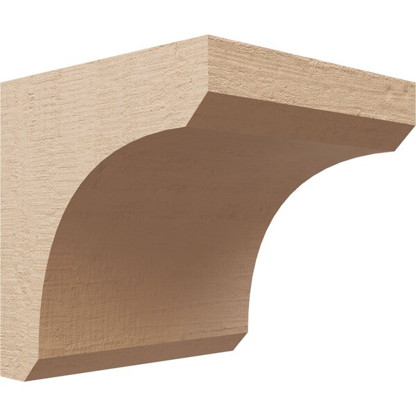 Ekena Millwork 9"W x 9"D x 9"H Wide Legacy Rough Cedar Woodgrain TimberThane Corbel, Primed Tan CORUR09X09X09LGYRCPR - main